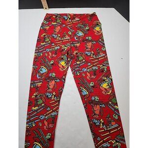 Women's/Junior's Lularoe one size christmas leggings, 22"waist,  25" Hem